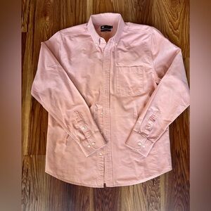 Simons Light Pink Button-Down Oxford Shirt (Size M)